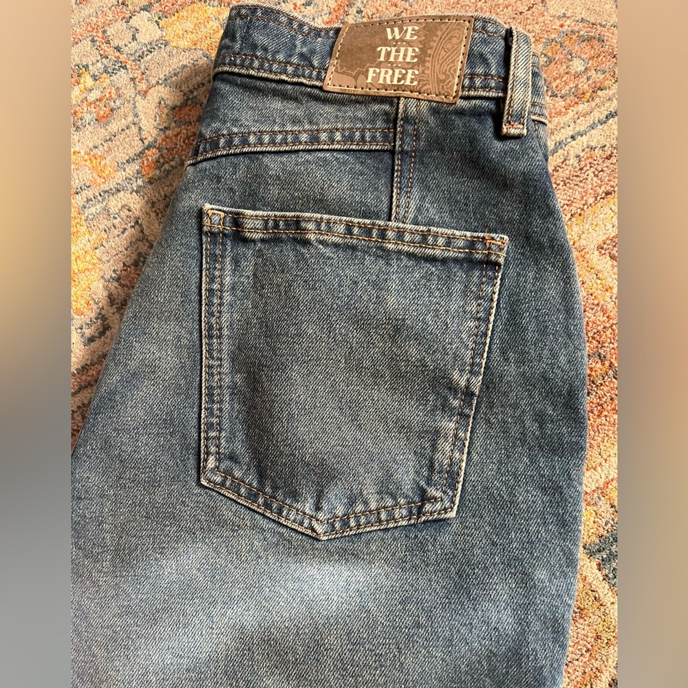 We The Free Womens Xena High Rise Slim Straight Jeans